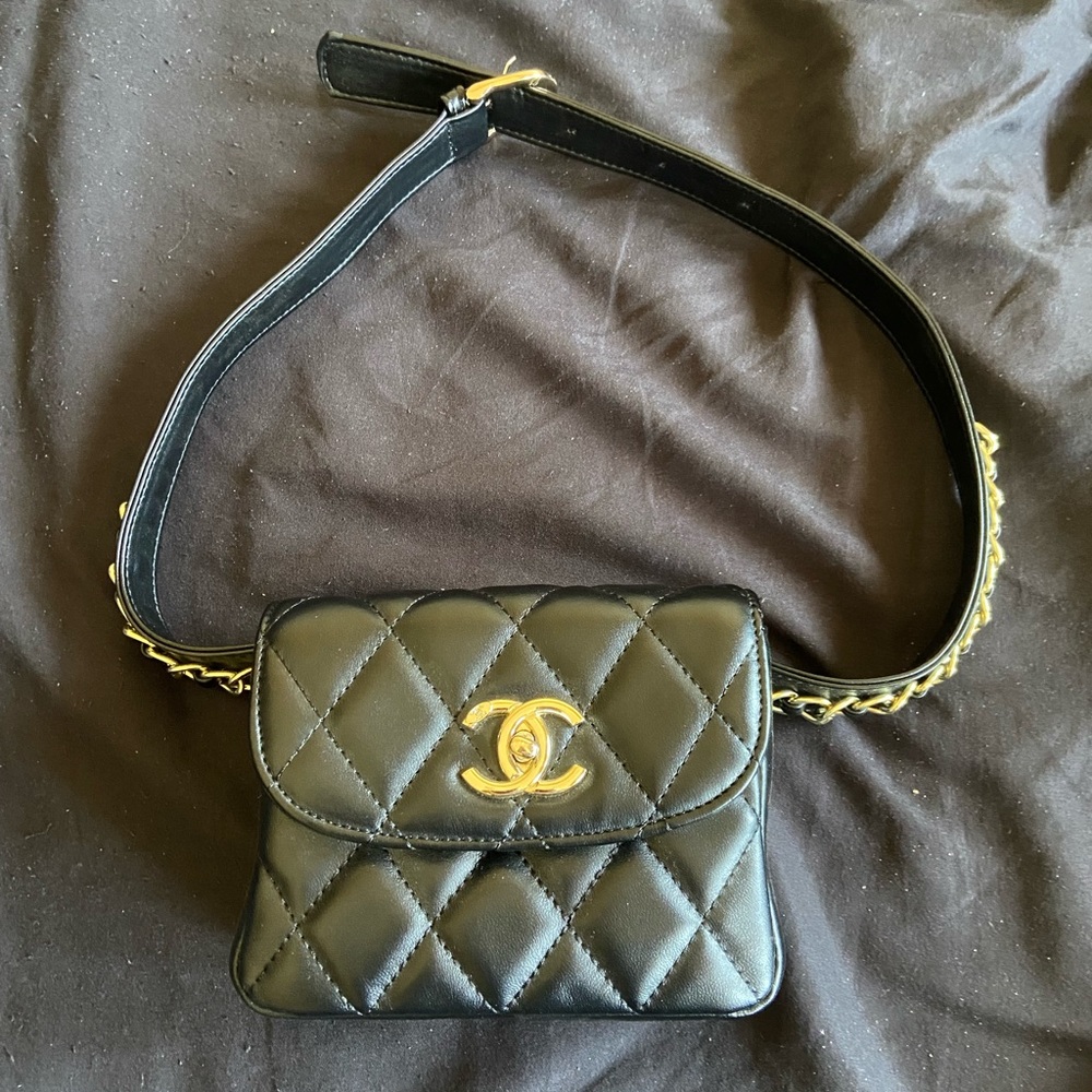 Chanel leather belt bag
